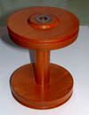 Example of a bobbin for a Majacraft wheel